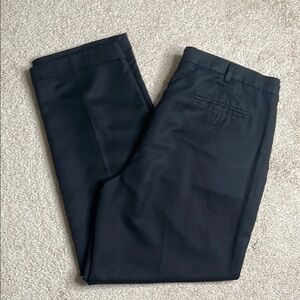 Black Dress Pants with Straight Leg Design (42x32)